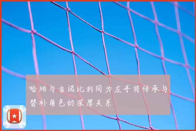 哈珀与吉诺比利同为左手将传承与替补角色的深厚关系