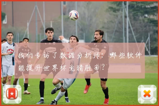 我们专访了数据分析师:哪些软件能提升世界杯竞猜胜率?